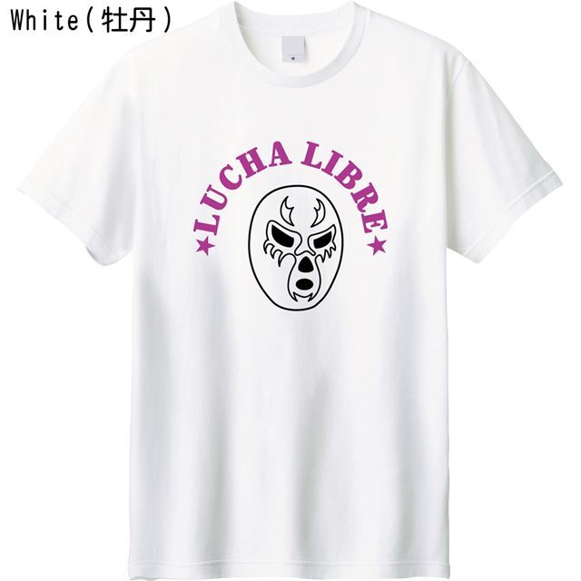 プロレスマスクプリントTシャツ
