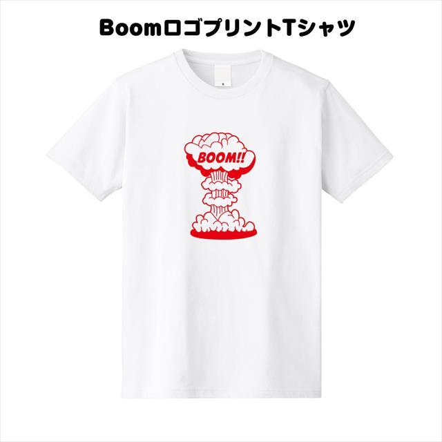 BoomロゴプリントTシャツ おもしろ メンズ レディース