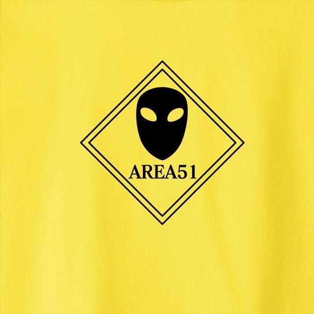 AREA51プリントTシャツ UFO メンズ レディース