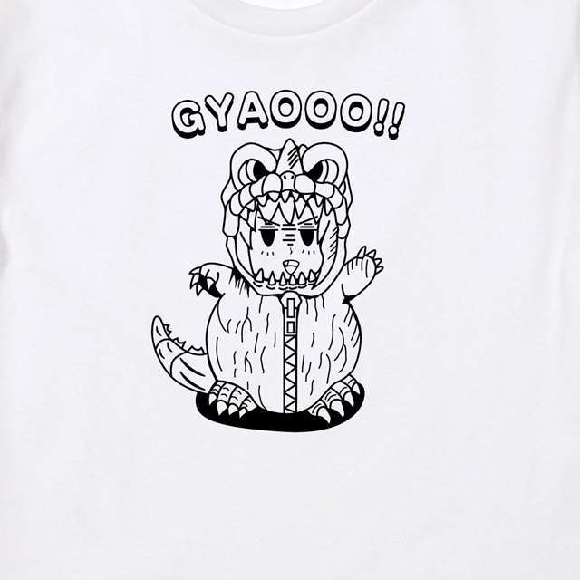 怪獣着ぐるみロゴTシャツ