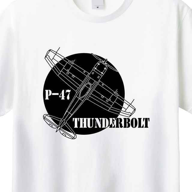 P47サンダーボルトロゴTシャツ