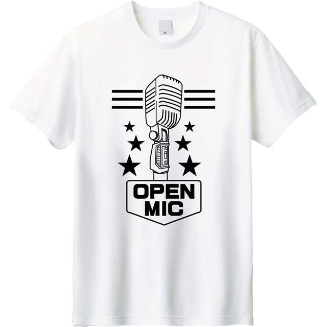 openmicロゴTシャツ