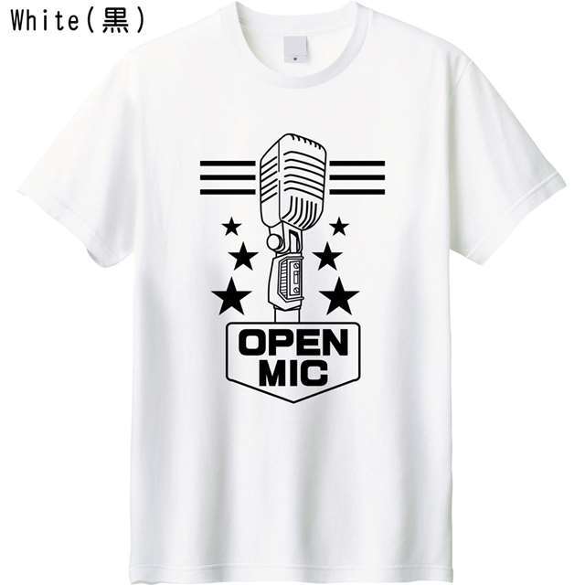 openmicロゴTシャツ