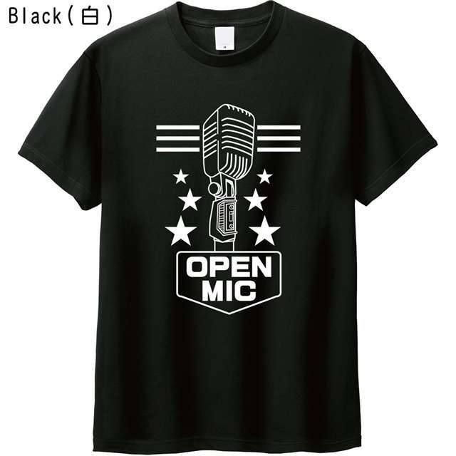 openmicロゴTシャツ