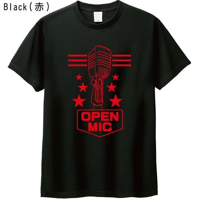 openmicロゴTシャツ