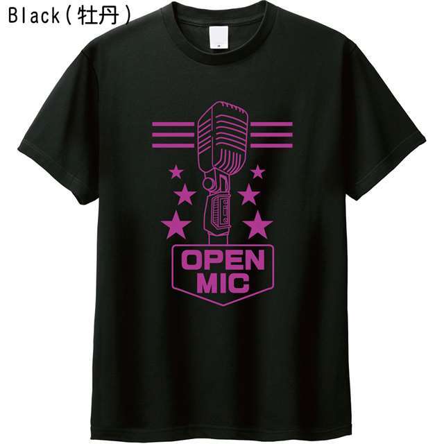 openmicロゴTシャツ