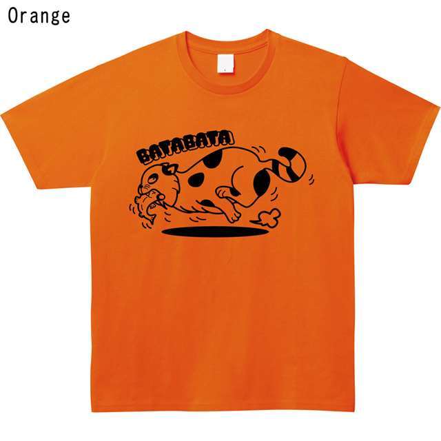 お魚くわえたどら猫ロゴTシャツ