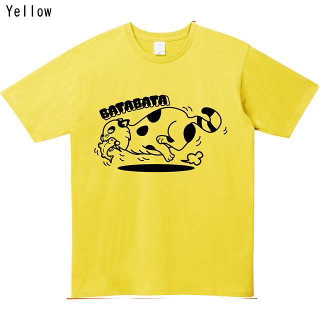 お魚くわえたどら猫ロゴTシャツ