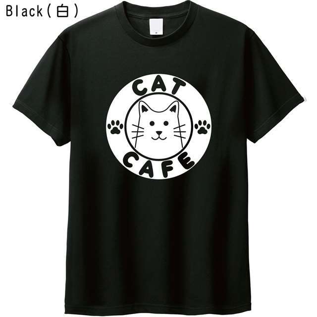 猫カフェロゴTシャツ