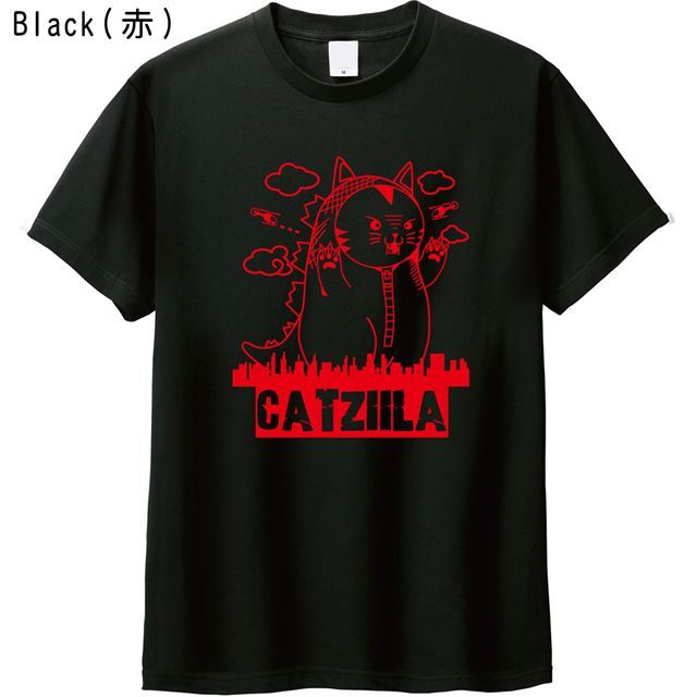 キャットジラロゴTシャツ