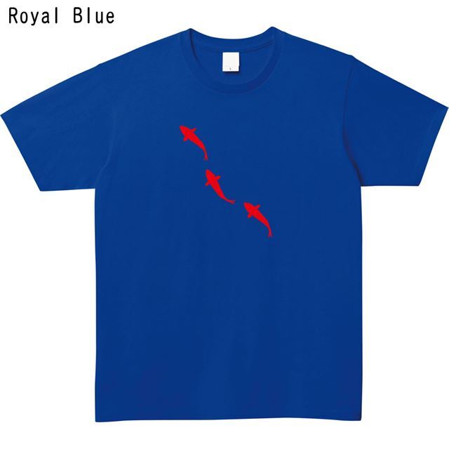 金魚シルエットロゴTシャツ
