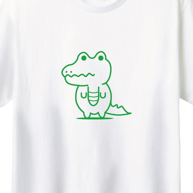 ワニプリントTシャツ