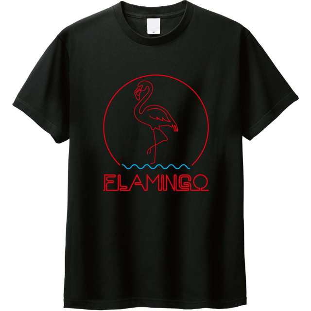 flamingoロゴTシャツ