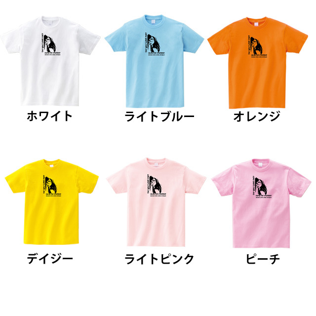 女性　心　手刷り　MISSY MISTER　オリジナル　Ｔシャツ