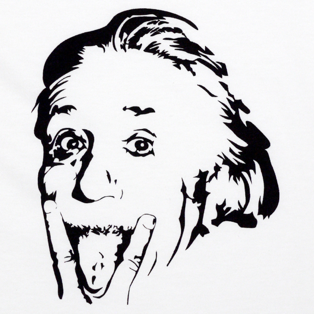 天才博士　アインシュタイン　博士　MISSY MISTER　プリント　Ｔシャツ