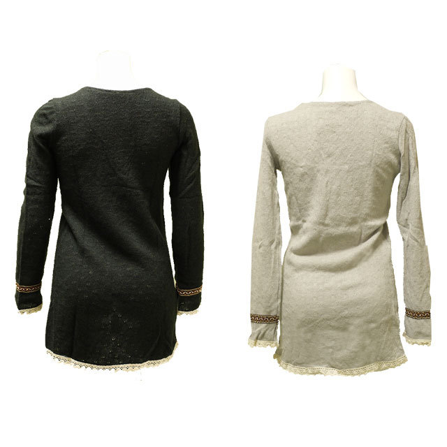 フォークロア柄チュニック