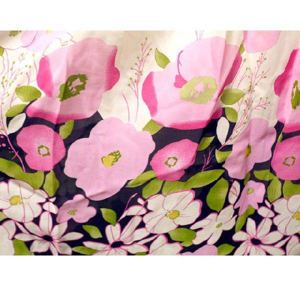 花柄　チュニック　ノースリーブ　夏