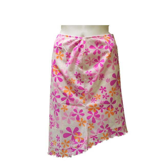 斜め裾花柄スカート リゾート ビーチ 通販