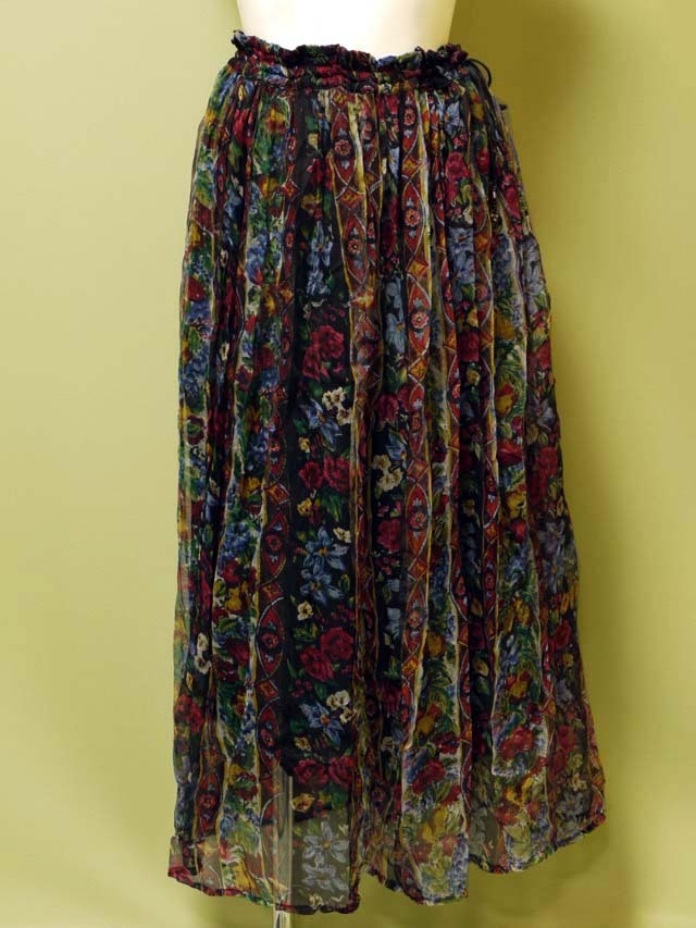 花柄スカート 古着