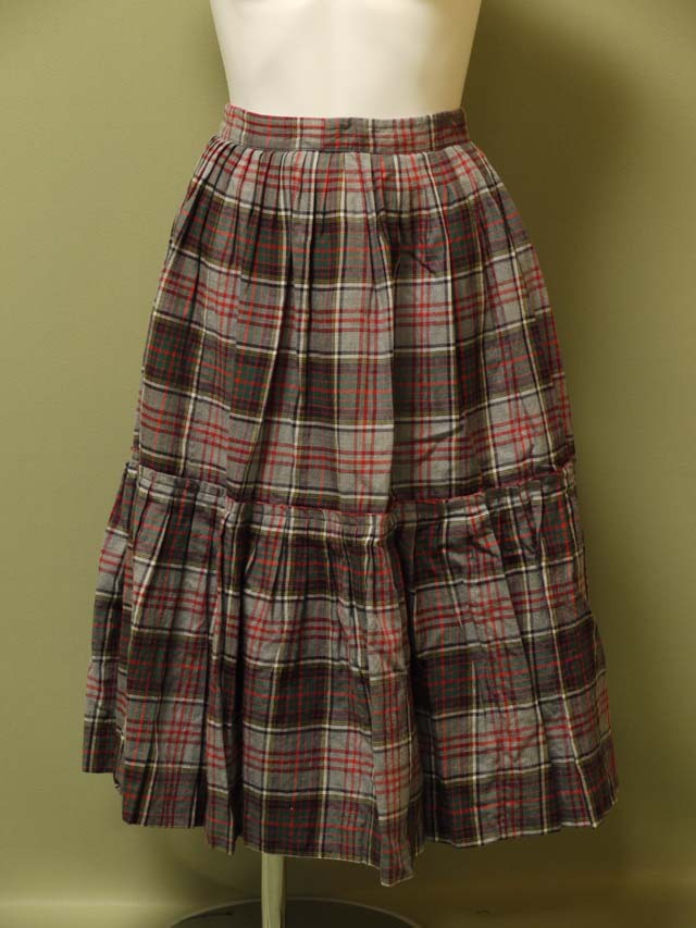 チェック柄スカート USED