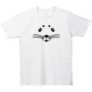 アザラシ顔アップロゴtシャツ