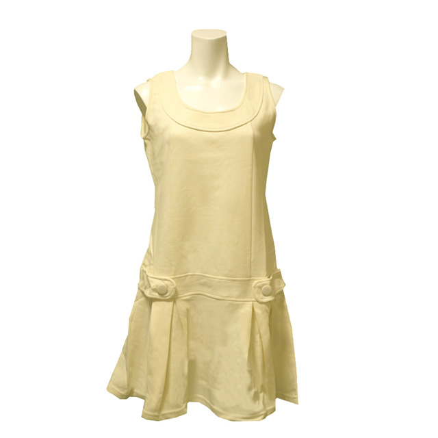 シンプルノースリーブワンピース