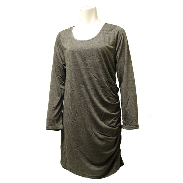 シャーリングワンピースチュニック