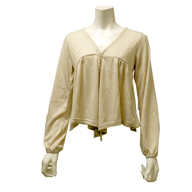 長袖カーディガン 無地　アウター　オフィス　レディース