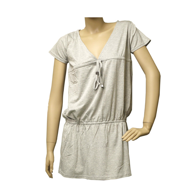 Ｖネック半袖チュニック