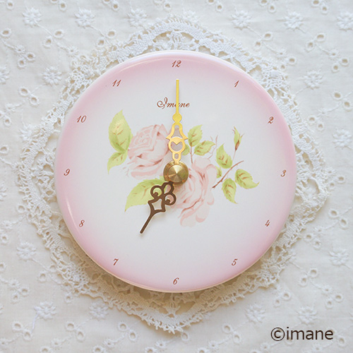 ダイアナローズ　壁掛け時計