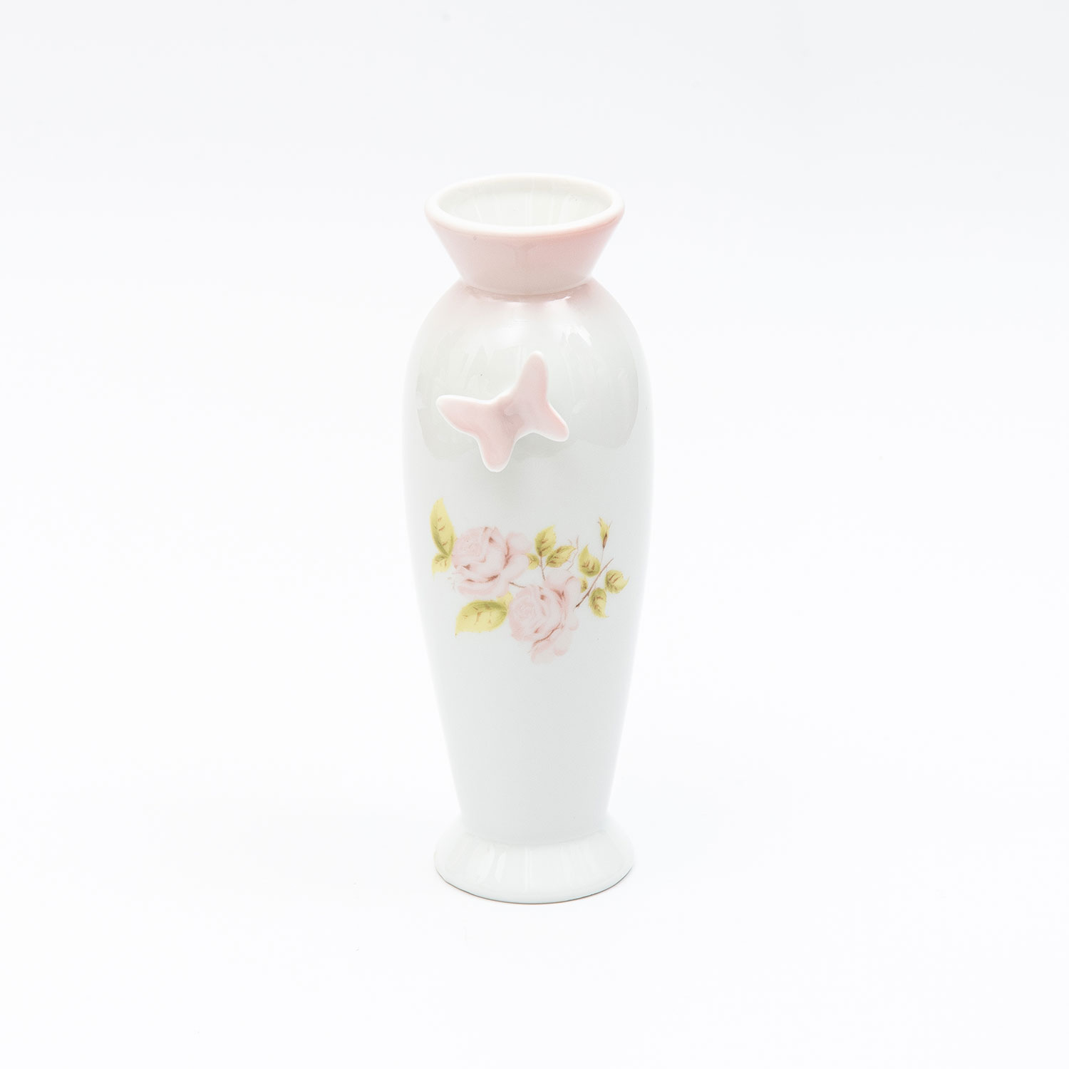 イマン　蝶付き花瓶