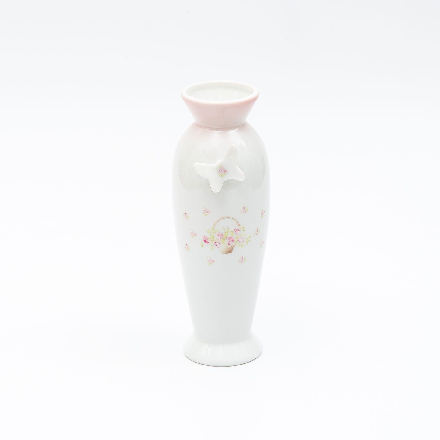 イマン　蝶付き花瓶