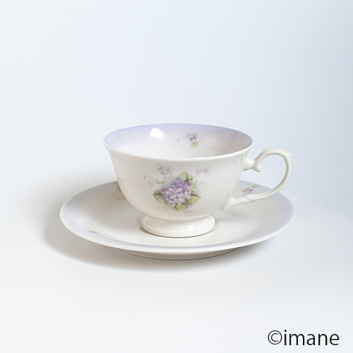 【予約】　イマン　スミレ　カップソーサー（限定）