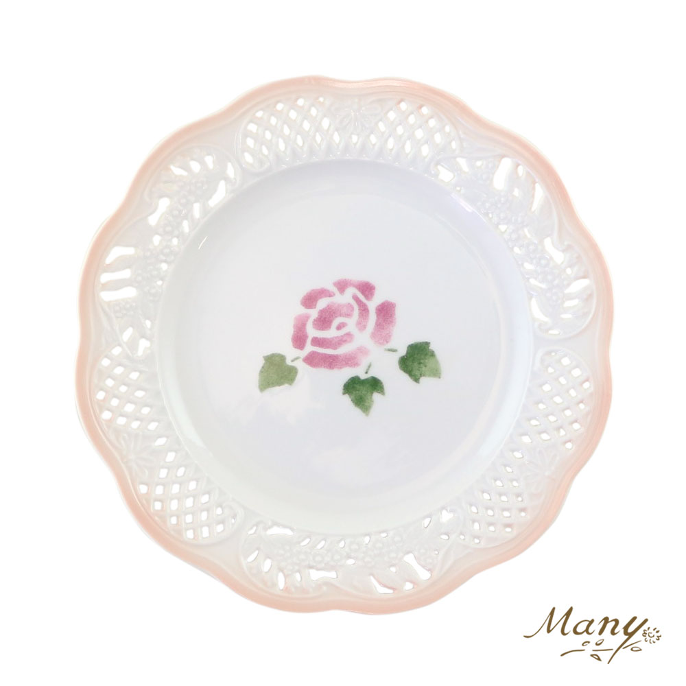 マニー　 バロックアナイス  プレートM(ローズ)