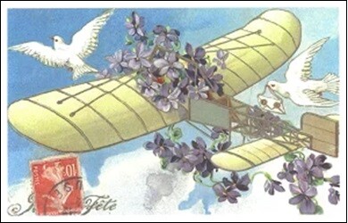 ラ・メゾンド・ヴィオレット　すみれ　ポストカード