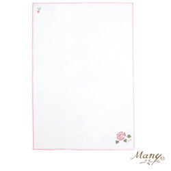 オリジナルコットンリネンクロス トーション(ローズ)