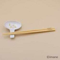 　イマンロゴ　若狭塗白木箸