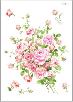 ブライダルピンクのバラのブーケ