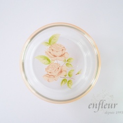 イマン　ダイアナローズ　蓋付ガラスカップ