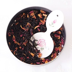 マニー　ローズホーロー　ティーリーフスプーン