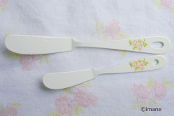 イマン　ダイアナローズ　ホーロー　ミニバターナイフ