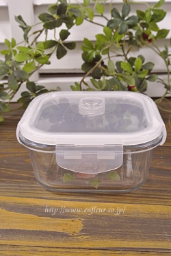 マニー　ローズガラス　スクエア　コンテナＭ