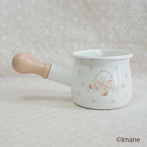 イマン ローズバスケット プチミルクパン【イマン＆マニー薔薇の雑貨の