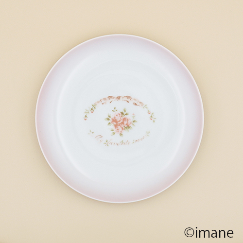 イマン リボン ミニプレート【イマン＆マニー薔薇の雑貨のアンフロール