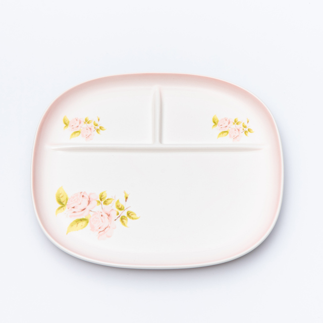 イマン】ダイアナローズ ランチプレート【イマン、マニーと薔薇の雑貨