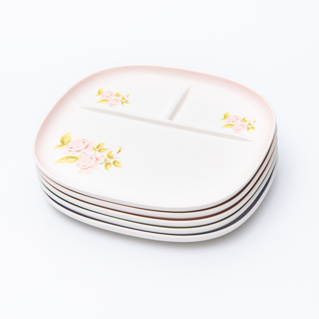 イマン】ダイアナローズ ランチプレート【イマン、マニーと薔薇の雑貨