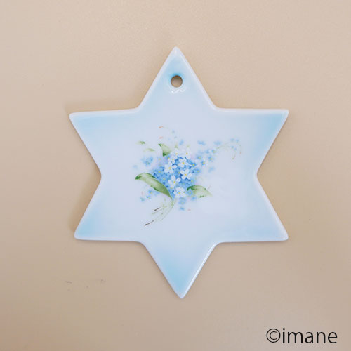 イマン 六角星オーナメント クラリス【イマン、マニーと薔薇の雑貨の