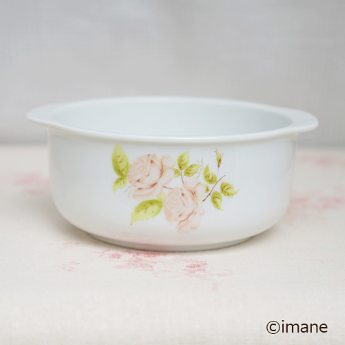 イマン ダイアナローズ オニオンスープ椀【イマン＆マニー 薔薇の雑貨
