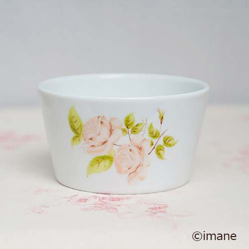 イマン ダイアナローズ デザートカップ【イマン＆マニー 薔薇の雑貨の  