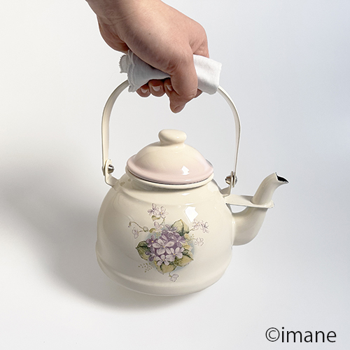 imane premier スミレ レトロケトル1.5L【イマン、マニーと薔薇の雑貨